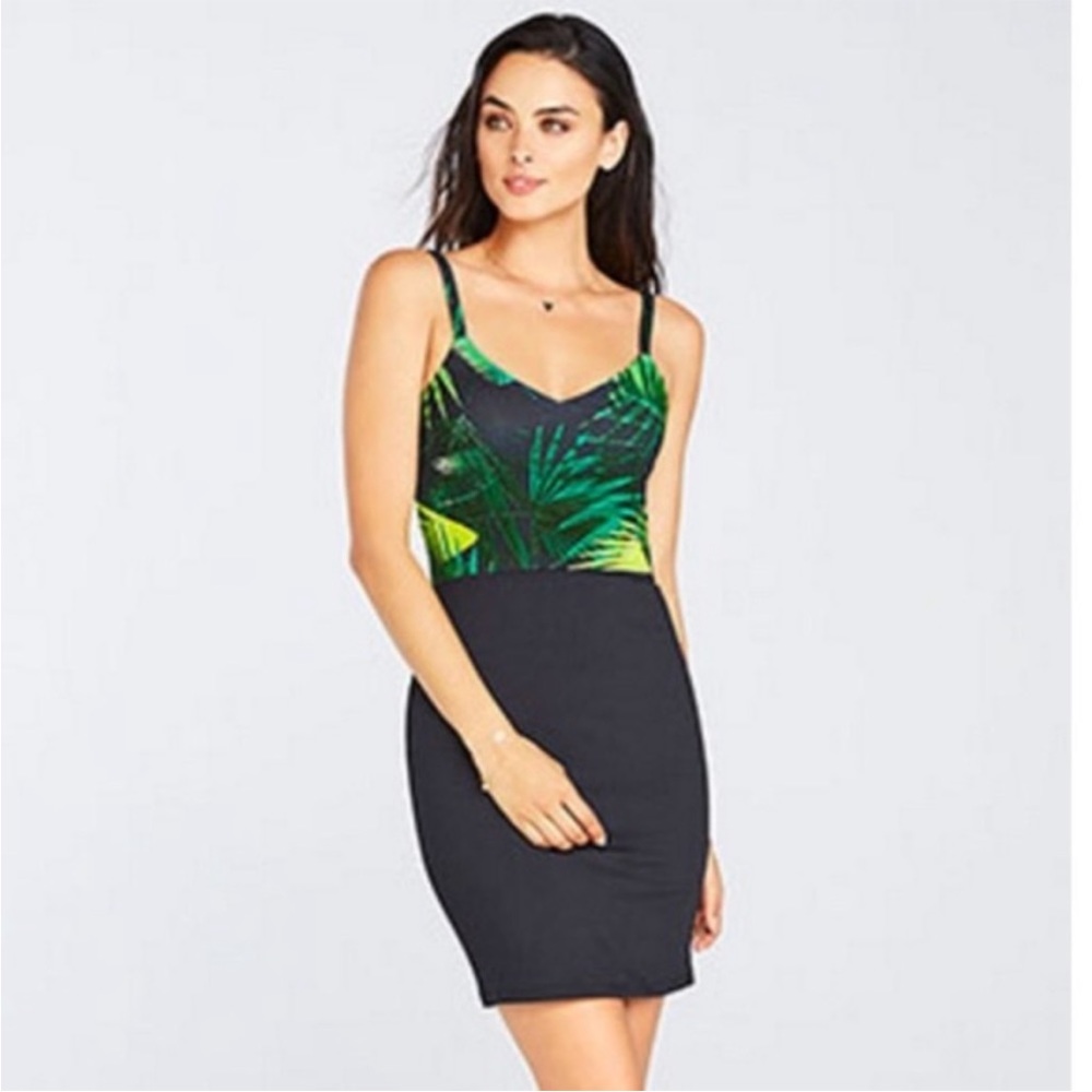 Fabletics Malindi Dress Bodycon Tropical Athleisure Strappy Back Size:XS NWT